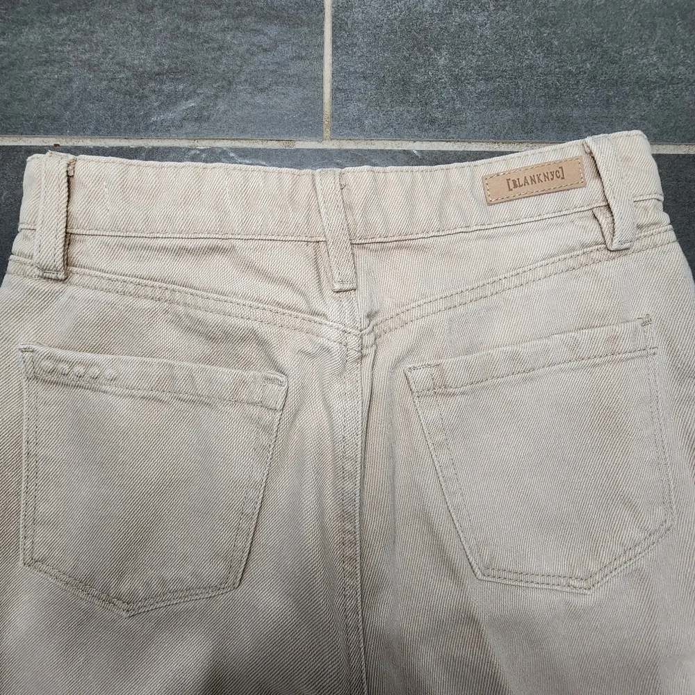 BLANKNYC Baxter High Waist Straight Crop Jeans